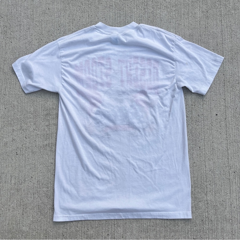 Vintage White Desert Storm USA Americana Military Single Stitch T-shirt Large - Picture 4 of 4